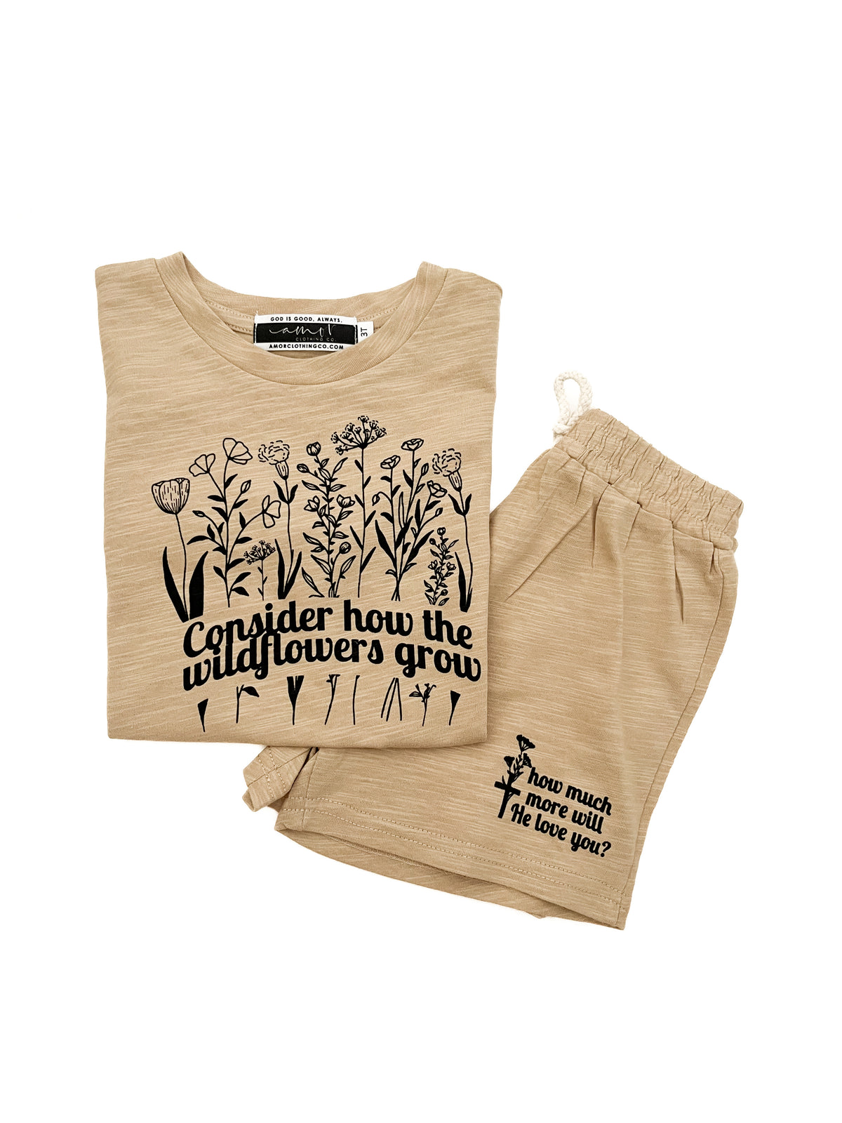 Consider The Wildflowers Shorts & Tee Set