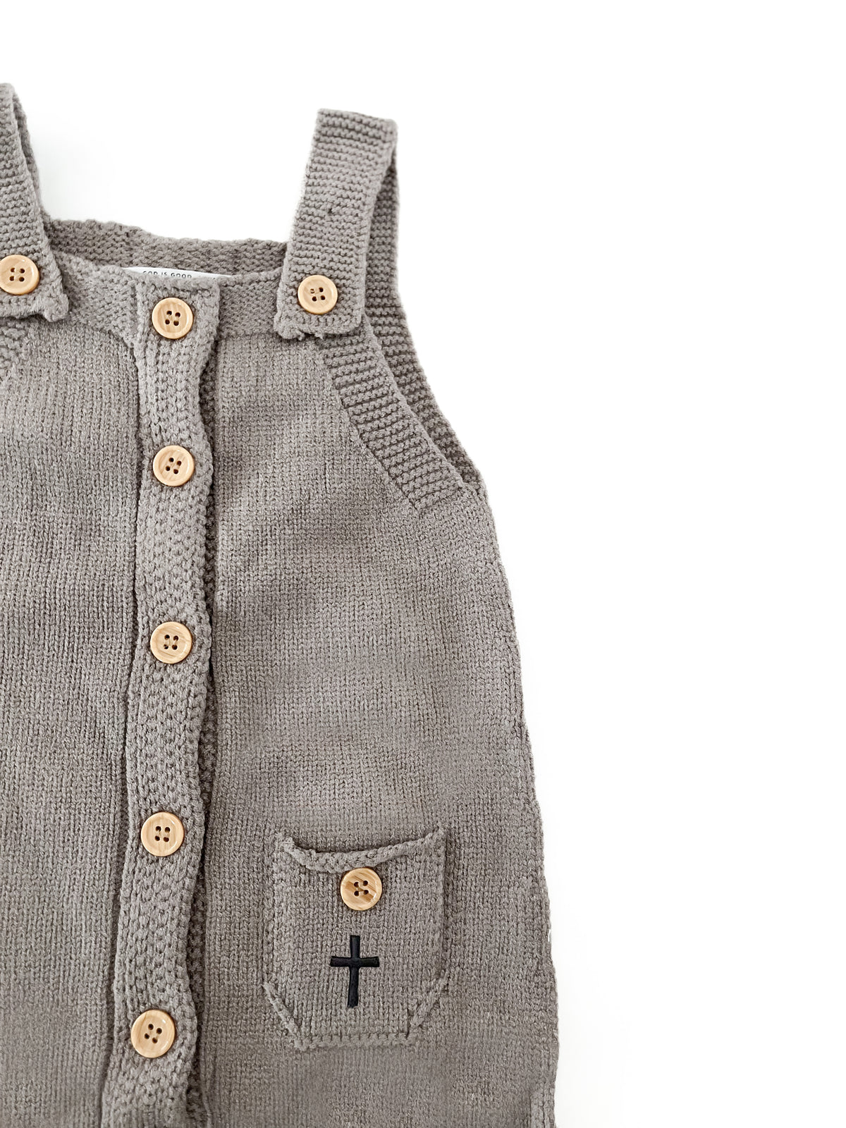 LAST ONE*** Black Cross Knitted Overalls
