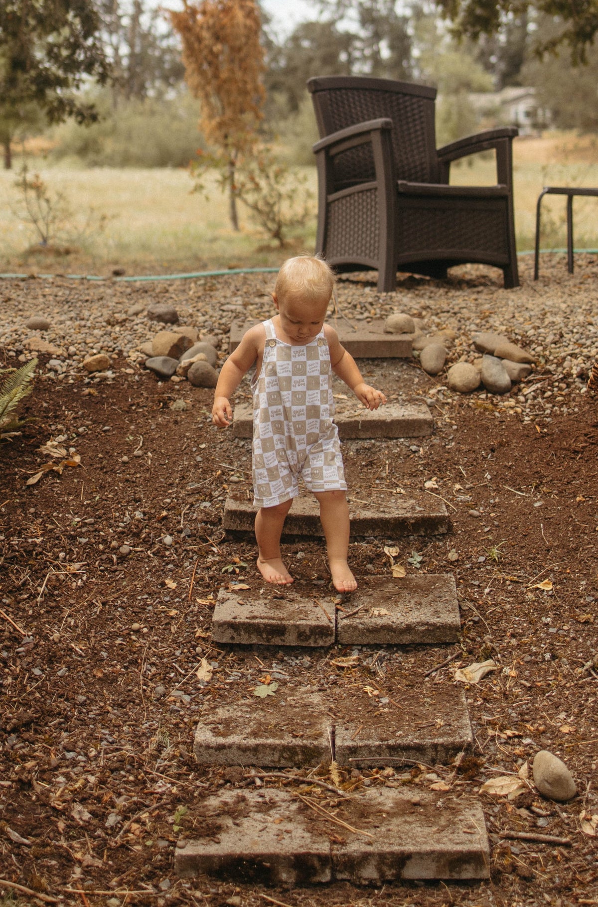 Child of God Checker Overalls