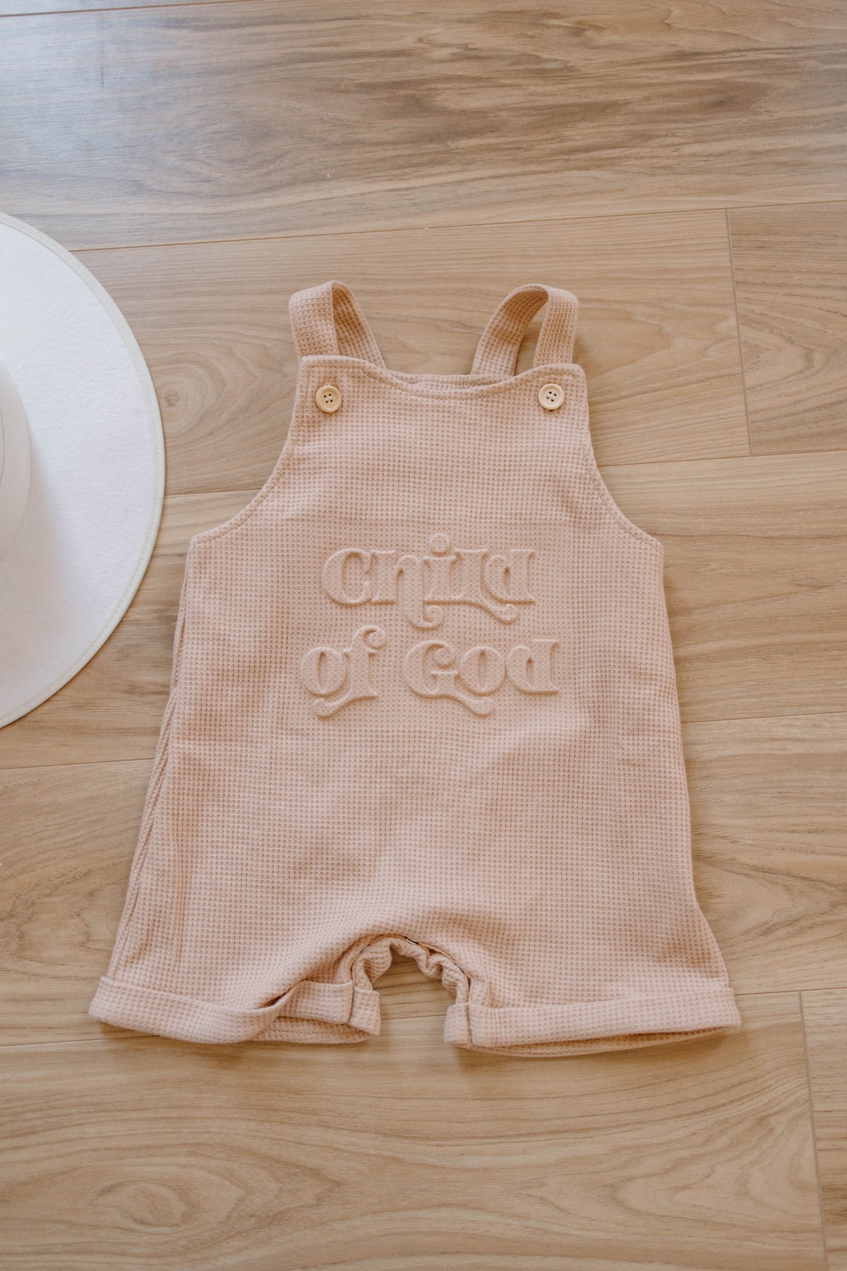 Child of God Waffle Overalls