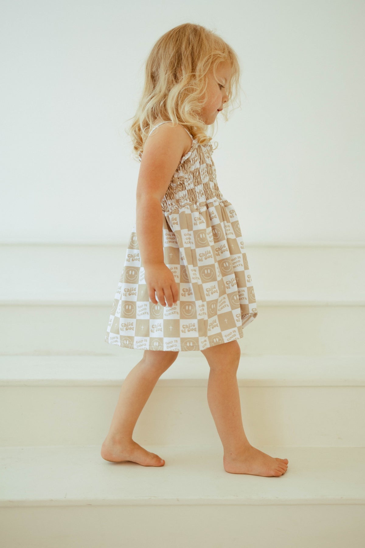 Child Of God Checker Dress