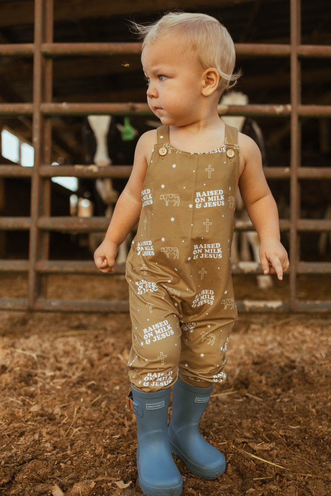 Raised On Milk & Jesus Overalls