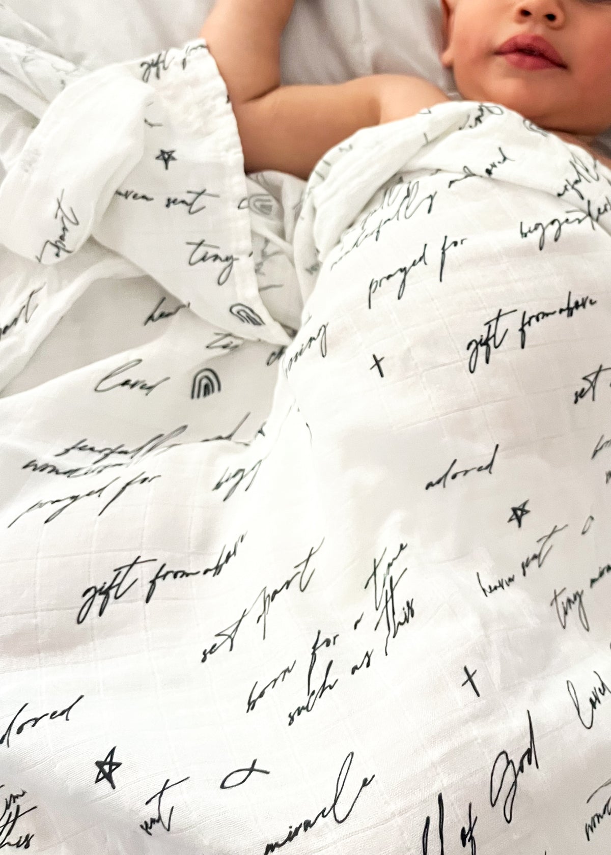 God's Words Swaddle Blanket