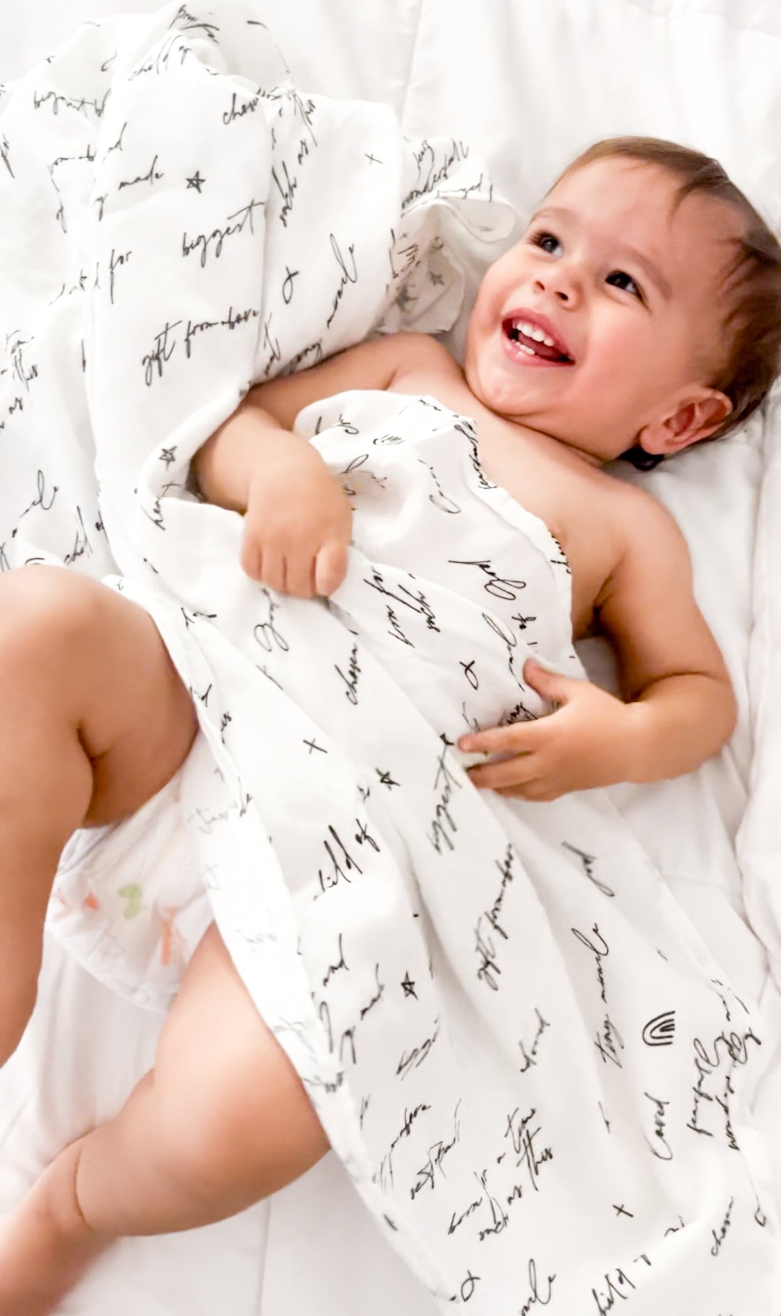 God's Words Swaddle Blanket