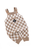 Child of God Checker Knitted Overalls