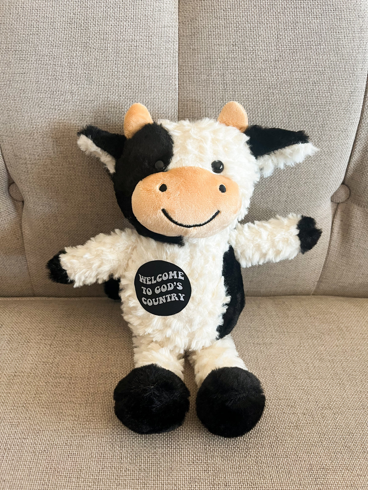 Welcome To God's Country Cow Stuffy