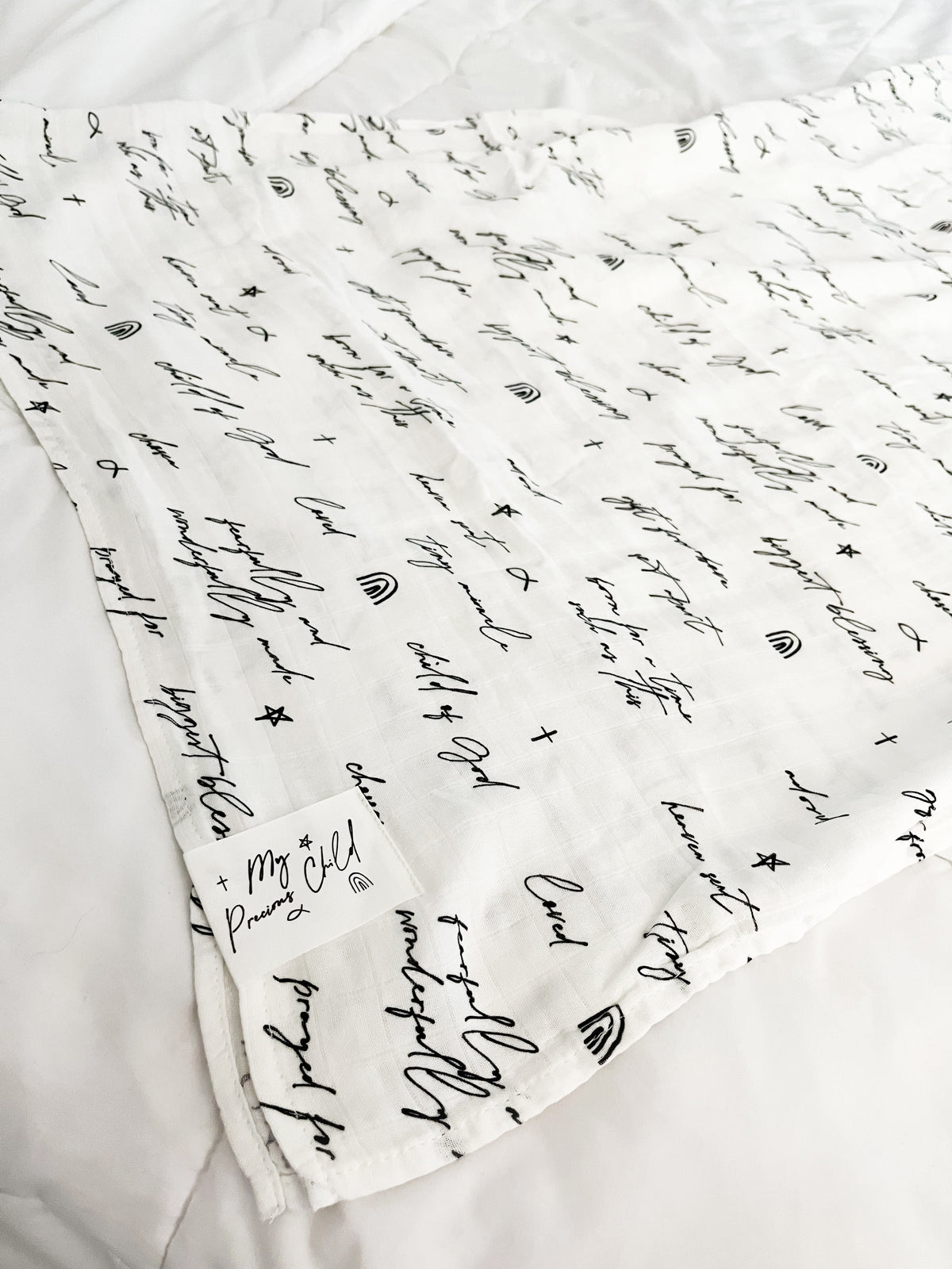 God's Words Swaddle Blanket