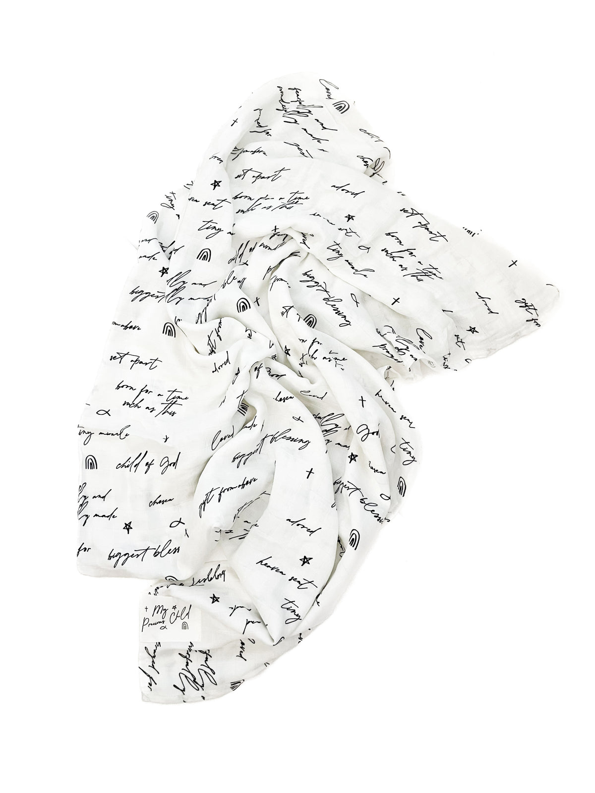 God's Words Swaddle Blanket