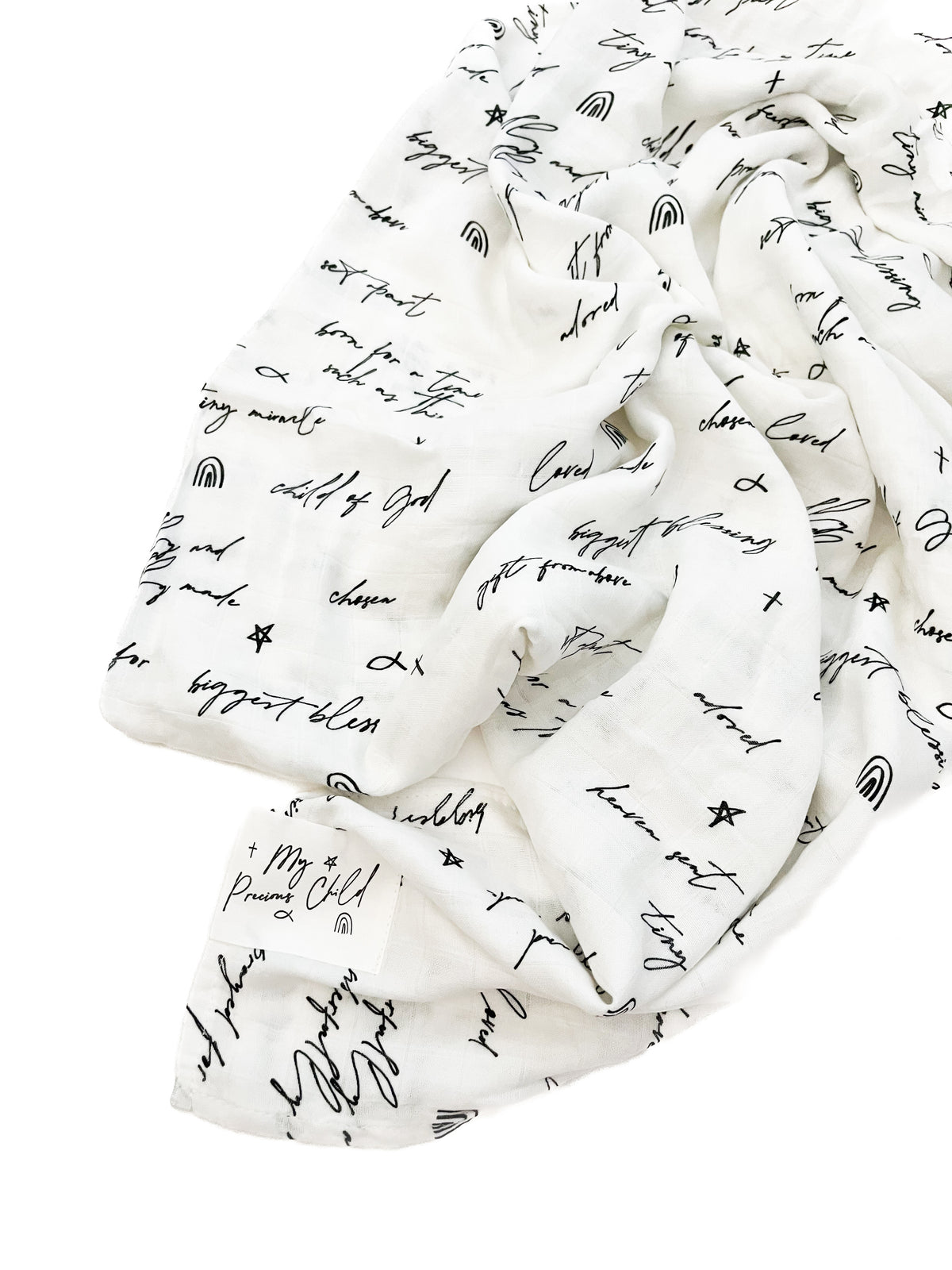 God's Words Swaddle Blanket