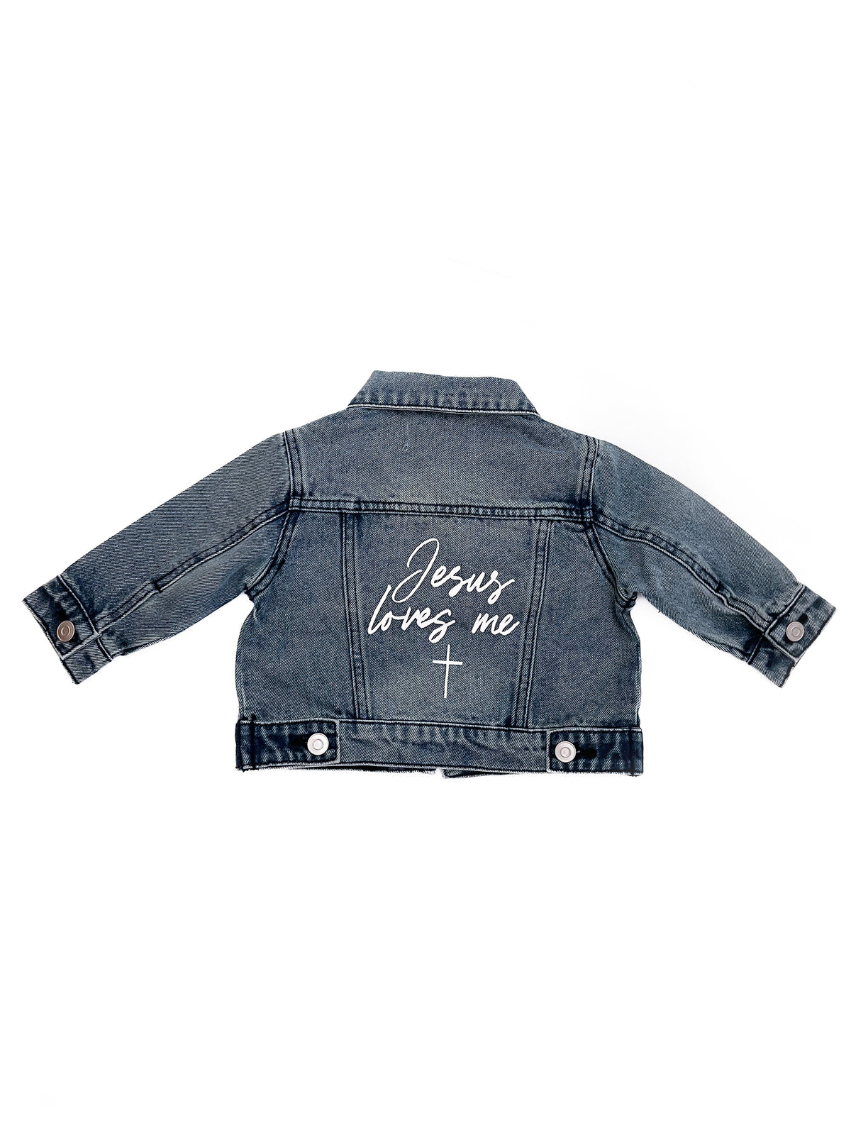 Jesus Loves Me Denim Jacket