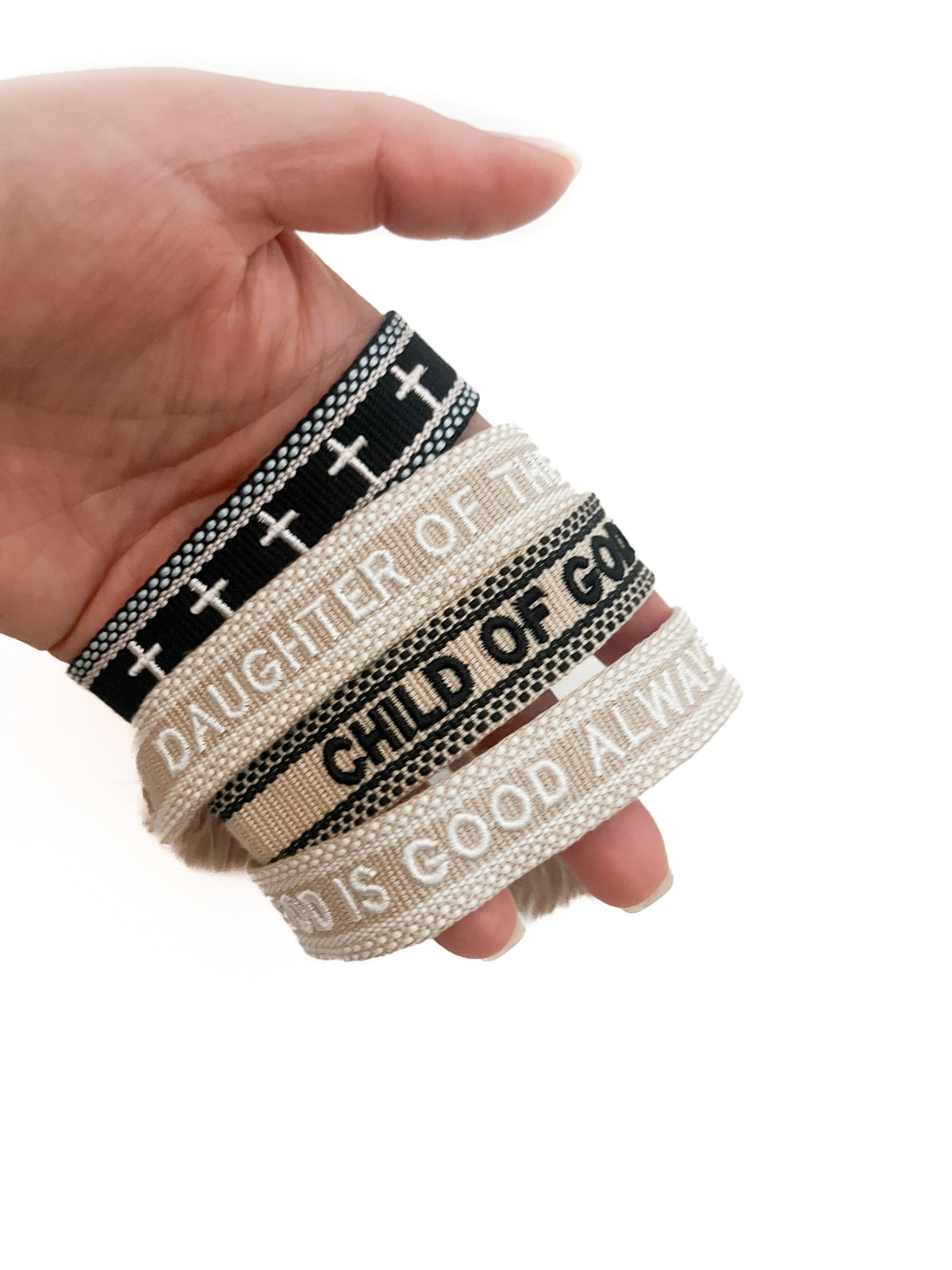 Words of God Woven Bracelets