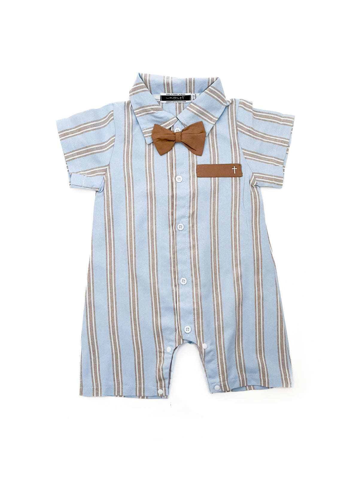 Sunday Morning Jumpsuit with Bowtie