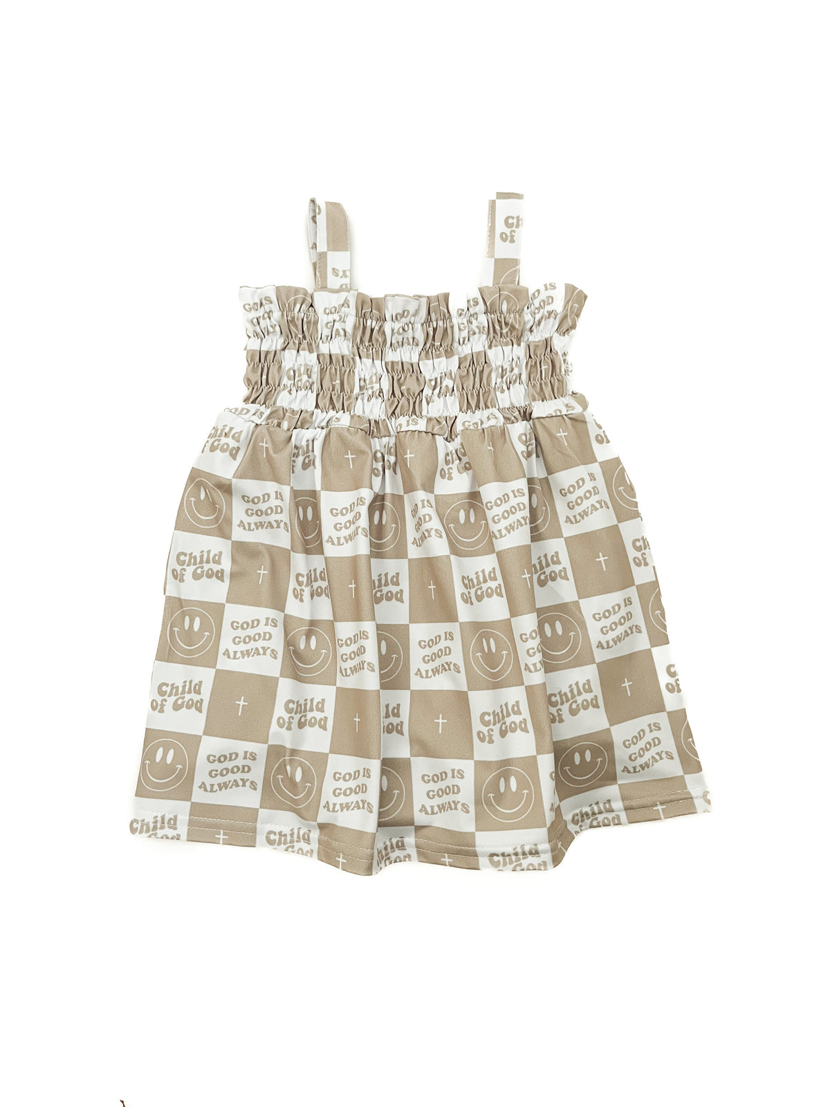 Child Of God Checker Dress