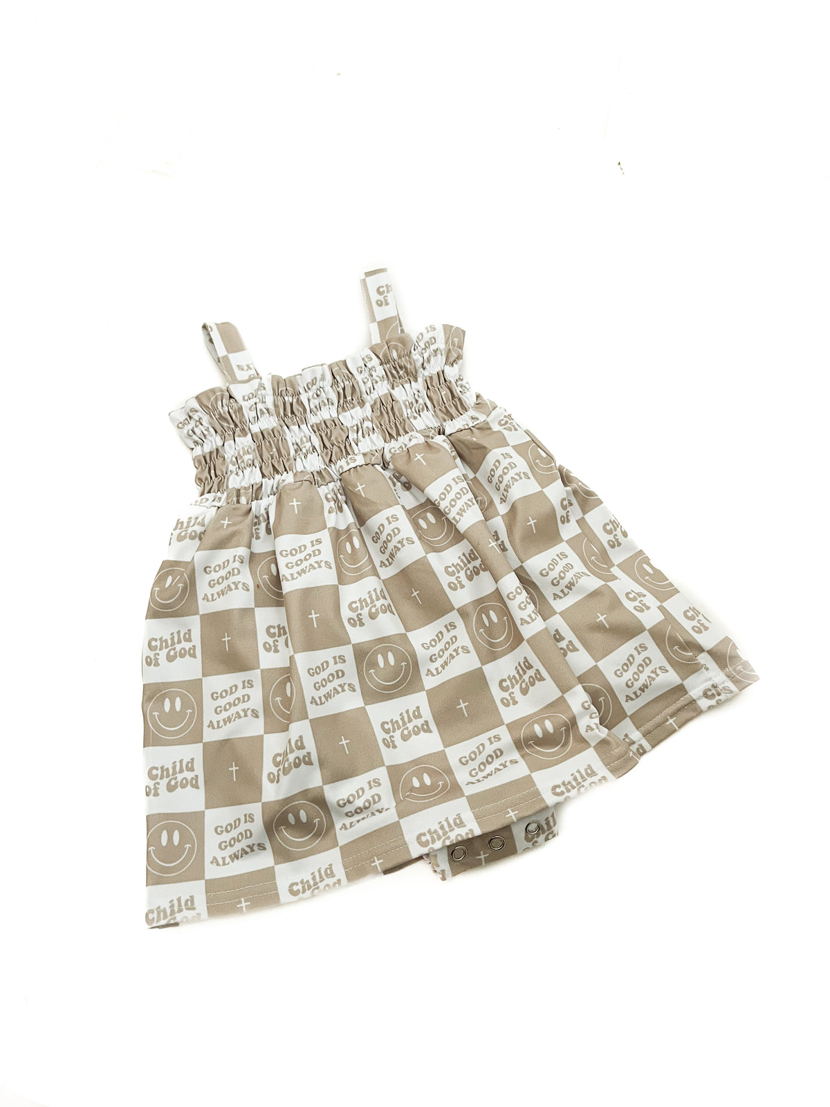 Child Of God Checker Dress