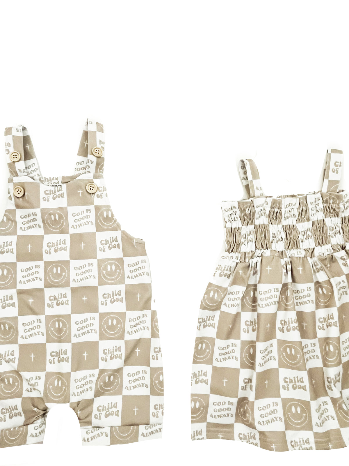 Child of God Checker Overalls