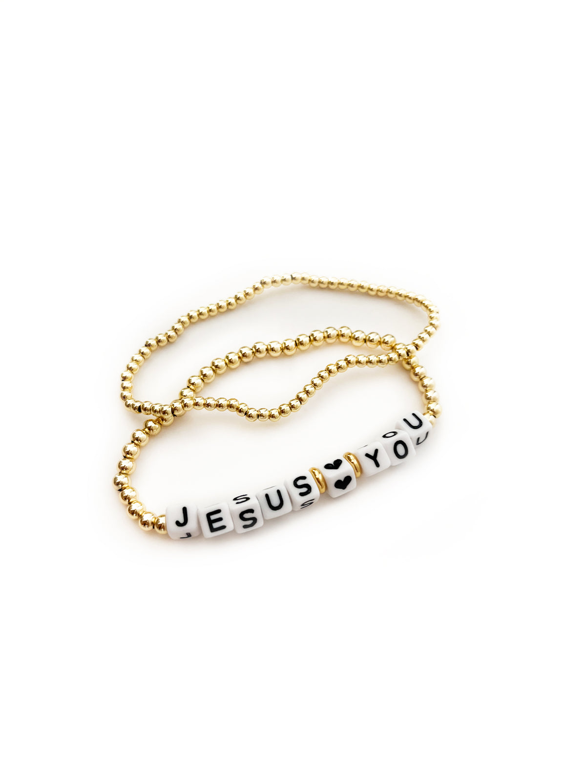 Jesus Loves You Bead Bracelets
