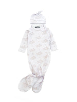 Fearfully and Wonderfully Made All Over Print Baby Sleeper & Matching Beanie