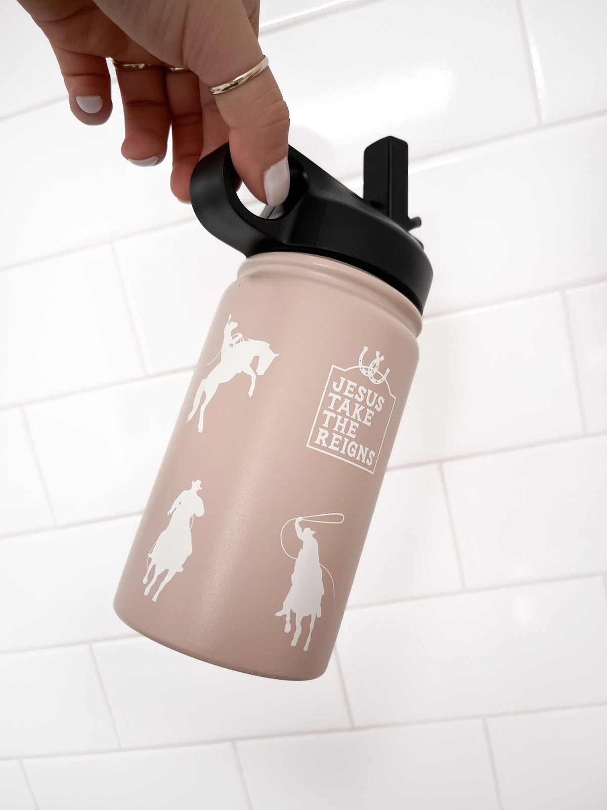 Jesus Take The Reigns Cowboy Tumbler