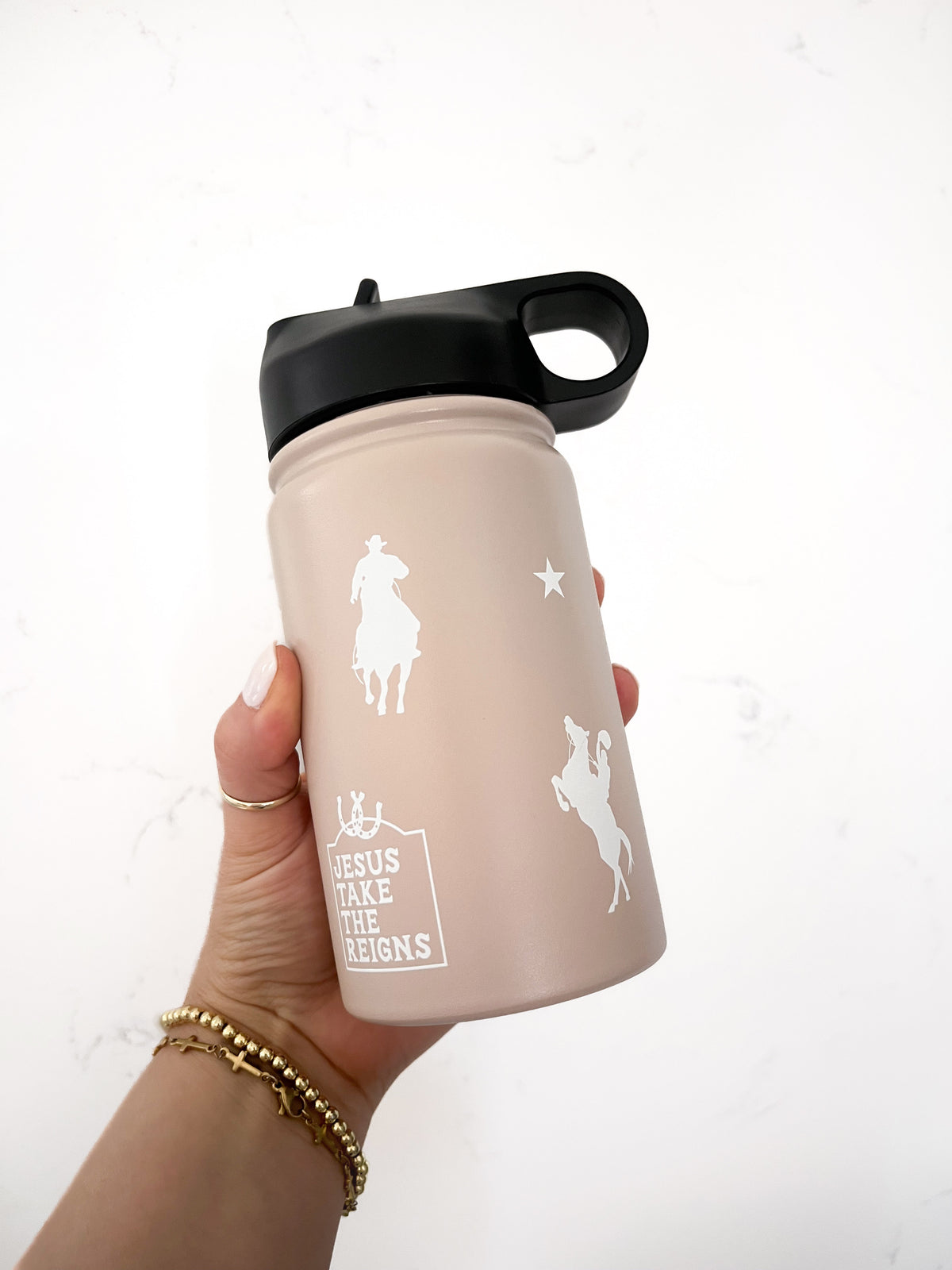 Jesus Take The Reigns Cowboy Tumbler