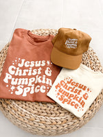 Jesus Christ & Pumpkin Spice Adult Tee