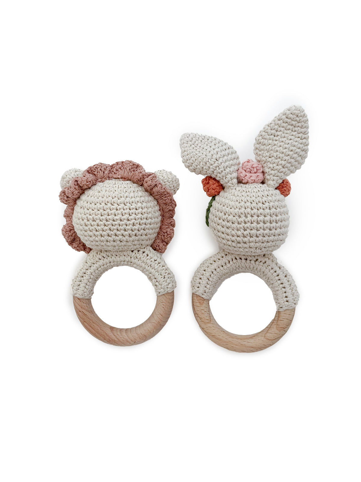Precious Child of God Knitted Teether Rattle