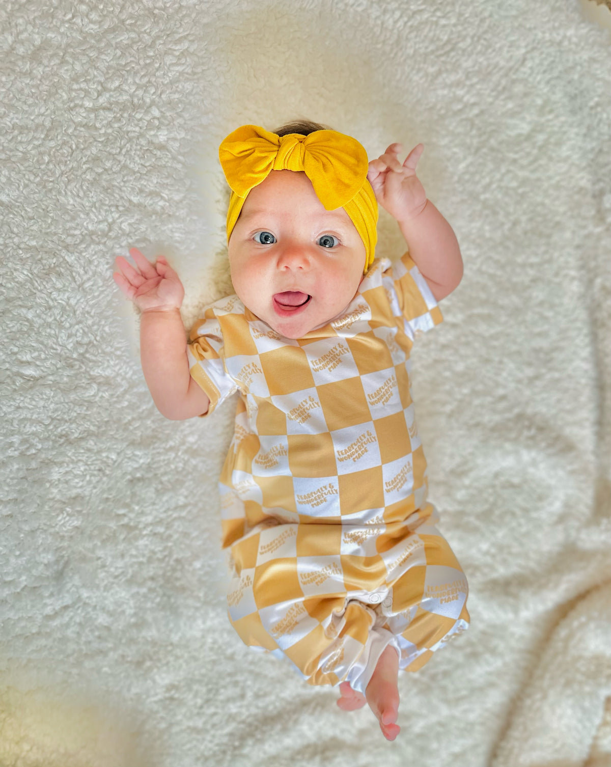 Fearfully and Wonderfully Made Checker Bodysuit