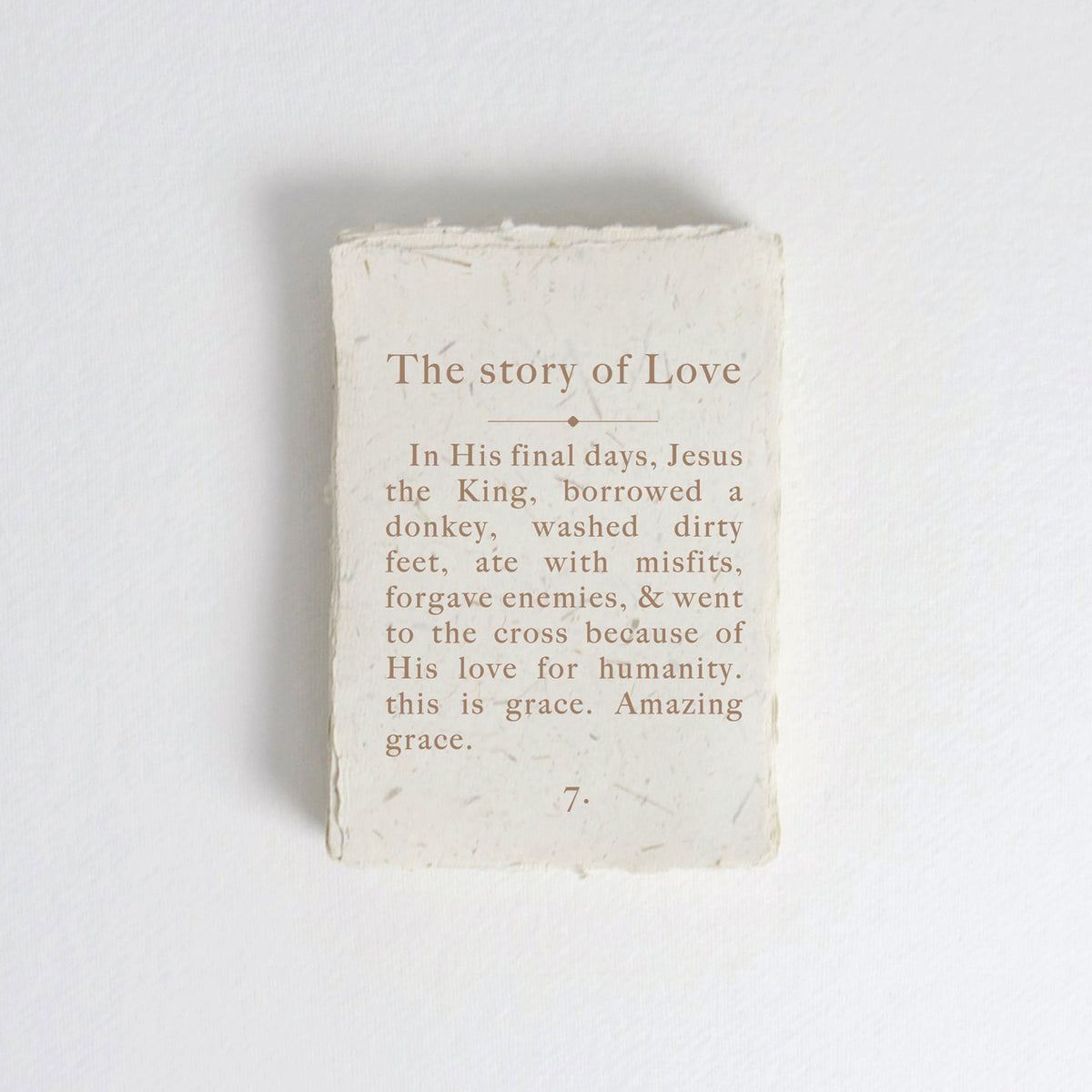 The Story Of Love Cotton Print
