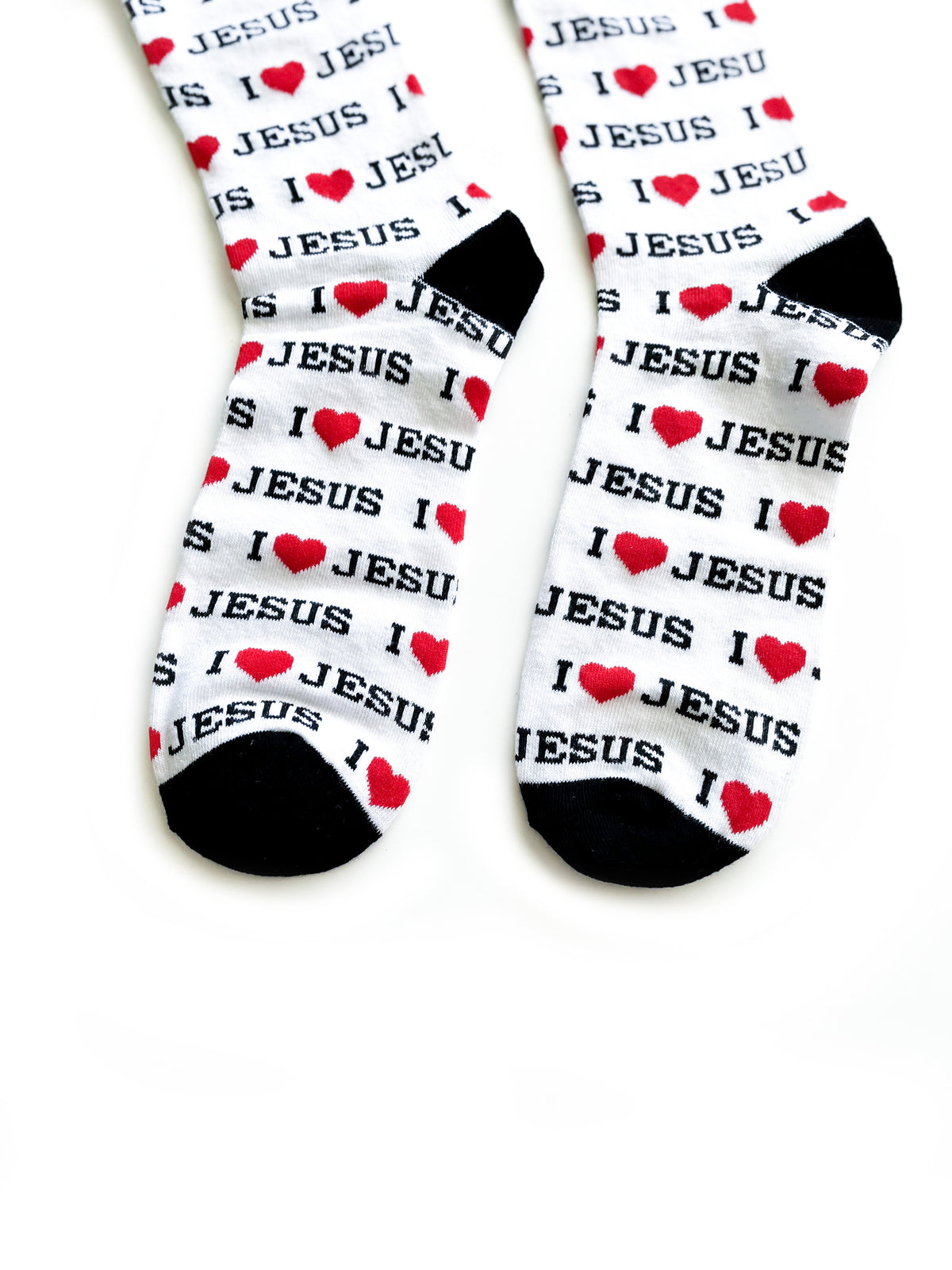I LOVE JESUS Socks
