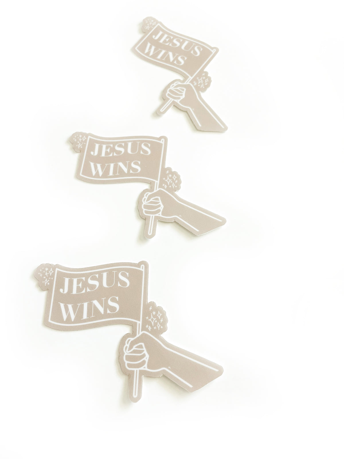Jesus Wins Sticker