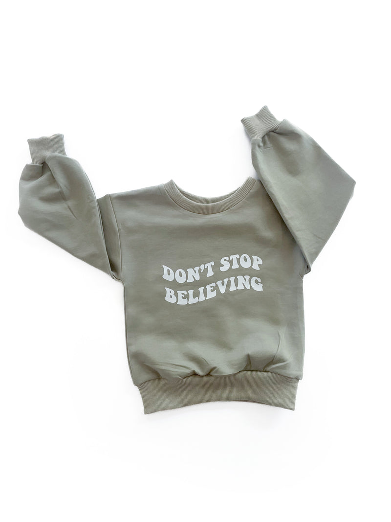 Don't Stop Believing Crewneck Sweater