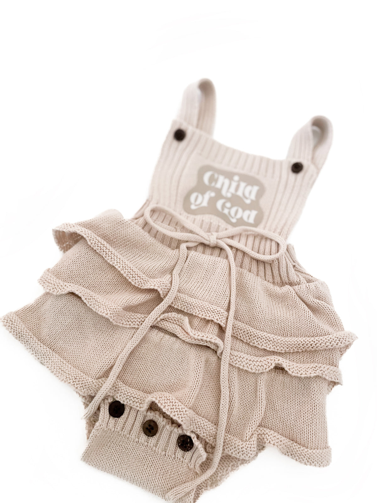 Knit Ruffled Child of God Dress