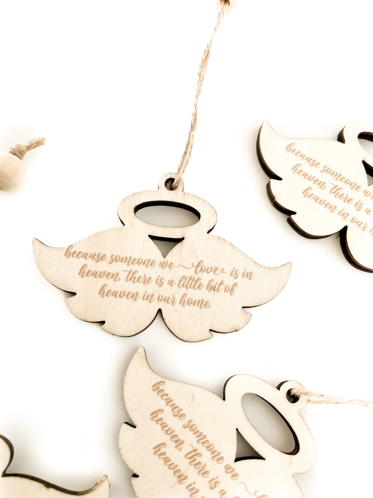 Our Angel in Heaven Wood Ornament